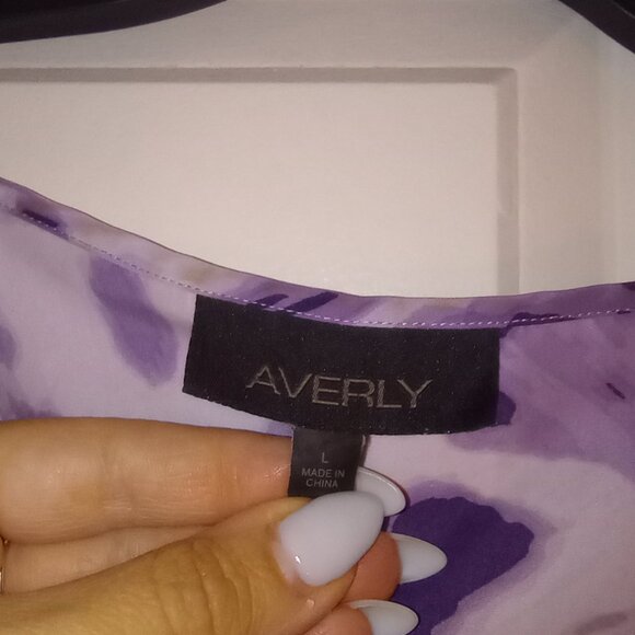 Purple cheetah top - Picture 2 of 2